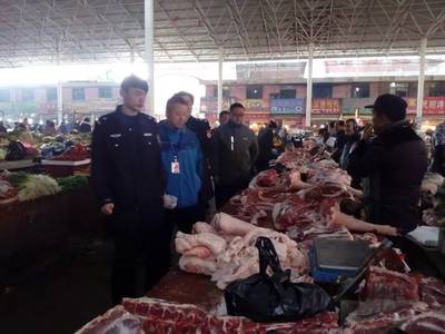 弋阳开展三部门联合执法检查 筑牢肉制品市场安全防线